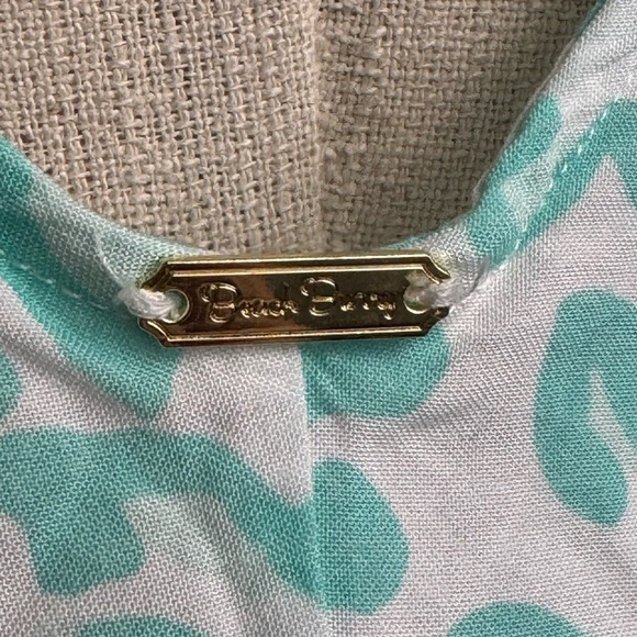 Beach Bunny Lily Maxi Dress in Aqua Leopard Small - Picture 9 of 11